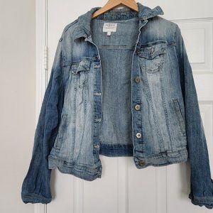 Distressed Jean Jacket